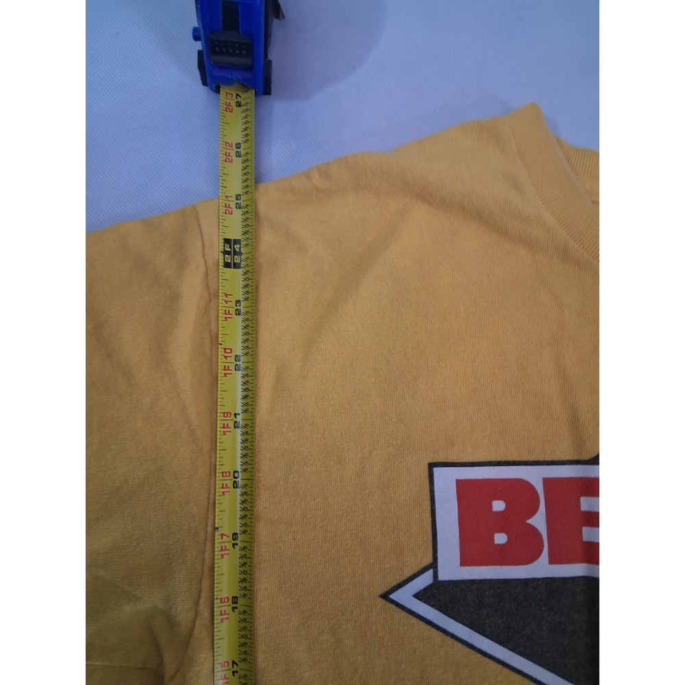 Beastie Boys Graphic T-Shirt Mustard Yellow Diamond Logo Band Tee Mens Medium - Picture 5 of 6
